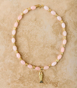 Rose Quartz Goia Necklace