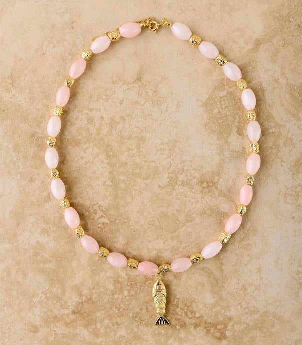 Rose Quartz Goia Necklace