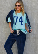 Load image into Gallery viewer, Pale Blue '74' Graphic Tee - Hammill &amp; Co