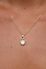 Load image into Gallery viewer, Gia Moonstone Gold Necklace - ToniMay