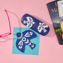 Load image into Gallery viewer, Celestial Dreams Bird Glasses Case &amp; Cloth