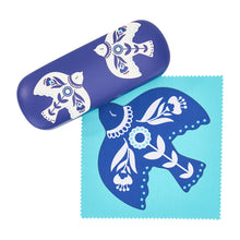 Load image into Gallery viewer, Celestial Dreams Bird Glasses Case &amp; Cloth