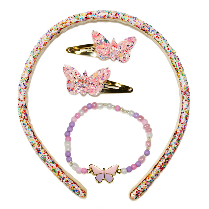 Glitter Butterfly Gift Set