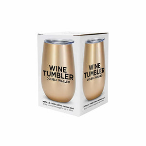 Rose Gold Wine Tumbler Stainless Steel