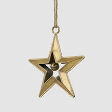 Load image into Gallery viewer, Small Hanging Star with Bell