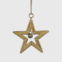 Load image into Gallery viewer, Small Hanging Star with Bell