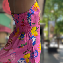 Load image into Gallery viewer, Greek Island Pink Strapless Top &amp; Pant Set - By Frankie