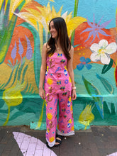 Load image into Gallery viewer, Greek Island Pink Strapless Top &amp; Pant Set - By Frankie