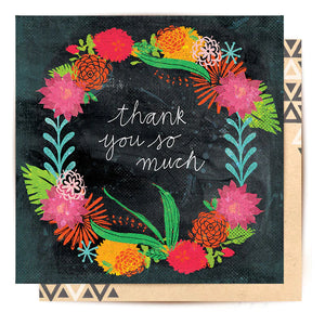 'Thank You so Much' Botanical Card