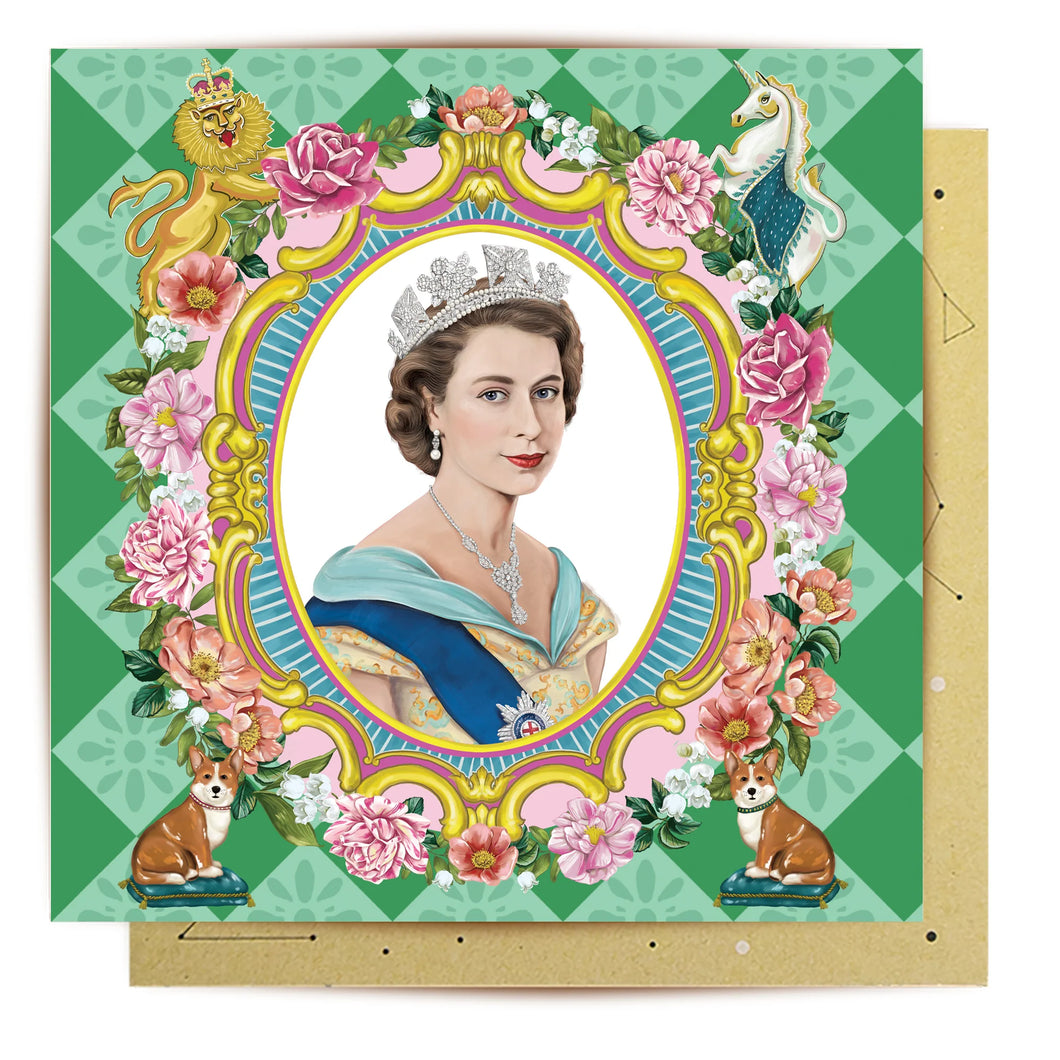 'Her Majesty the Queen' Greeting Card