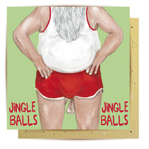'Jingle Balls' Greeting Card