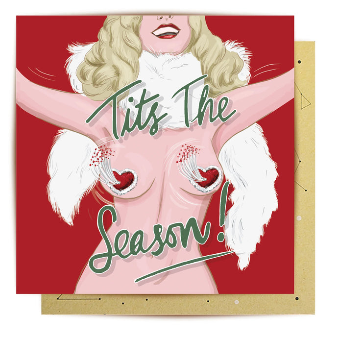 'Tits the Season' Greeting Card