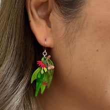 Load image into Gallery viewer, Red Gum Blossom Drop Earrings - Erstwilder Australiana