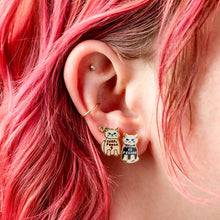 Load image into Gallery viewer, Gurrrl Power Cat Earrings