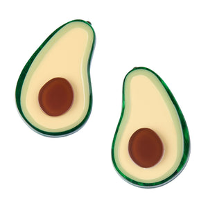 Avocado Affair Hair Clips Set - Erstwilder In Praise Of Veg