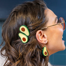 Load image into Gallery viewer, Avocado Affair Hair Clips Set - Erstwilder In Praise Of Veg