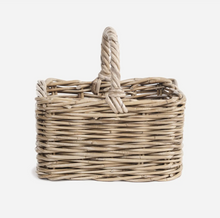 Load image into Gallery viewer, Half Pint Small Rectangle Kubu Basket
