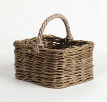 Load image into Gallery viewer, Half Pint Small Rectangle Kubu Basket