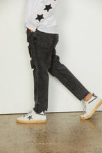 Load image into Gallery viewer, Black Denim Distressed Jean  - Hammill &amp; Co
