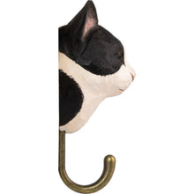 Load image into Gallery viewer, Black &amp; White Cat Hook - Wildlife Garden