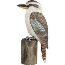 Load image into Gallery viewer, Kookaburra Hand Carved DecoBird