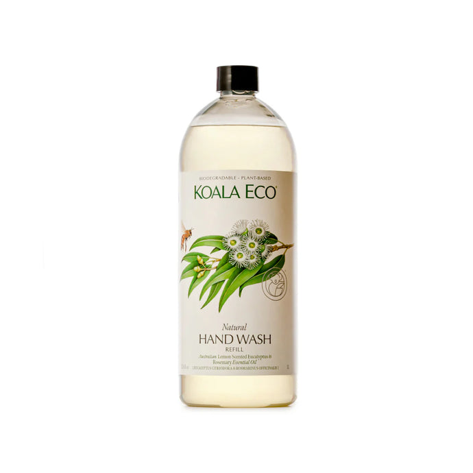 1L Lemon Scented Eucalyptus & Rosemary Hand Wash Refill - Koala Eco