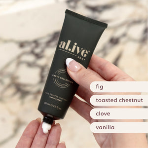 Fig & Toasted Chestnut Hand Cream Cracker Set - al.ive body
