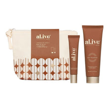 Load image into Gallery viewer, Cinnamon &amp; Citrus Hand &amp; Lip Gift Set - al.ive body