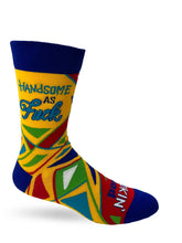 Load image into Gallery viewer, 'Handsome As Fuck' Men's Novelty Crew Socks