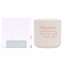 Load image into Gallery viewer, &#39;Happiness&#39; Positive Pot Planter
