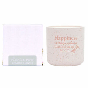 'Happiness' Positive Pot Planter