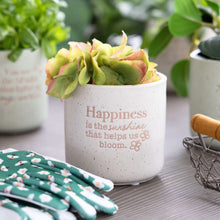 Load image into Gallery viewer, &#39;Happiness&#39; Positive Pot Planter