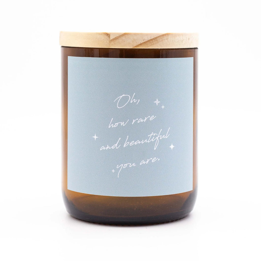 'How Rare...' Happy Days Candle – Commonfolk Collective
