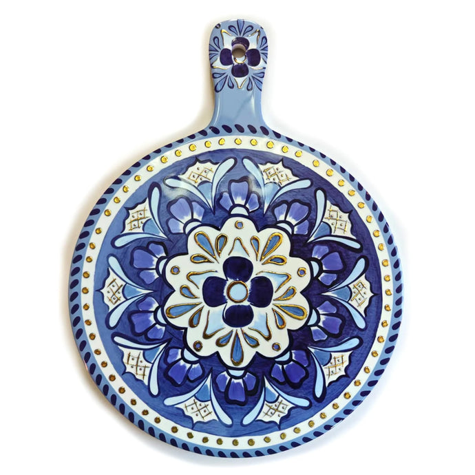 Navy/Cream Harlow Ceramic Handled Trivet