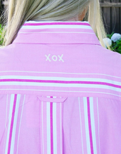 Load image into Gallery viewer, Harriot Shirt in Pink Sherbet Stripe - Who&#39;s Charlie