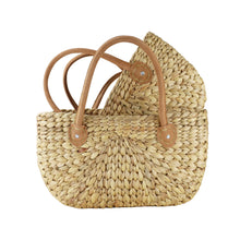 Load image into Gallery viewer, Small Tan Suede Harvest Basket - Robert Gordon