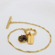 Load image into Gallery viewer, Herkimer Quartz Healing Bracelet in Gold