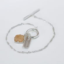 Load image into Gallery viewer, Herkimer Quartz Healing Bracelet in Silver