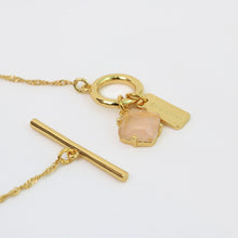 Load image into Gallery viewer, Rose Quartz Healing Bracelet in Gold