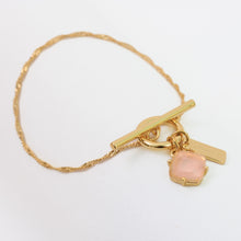 Load image into Gallery viewer, Rose Quartz Healing Bracelet in Gold