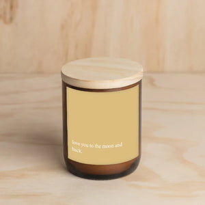 'Love You to the Moon and Back' Heartfelt Quote Candle - Commonfolk Collective