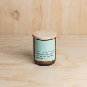 'Always Here For You' Heartfelt Quote Candle - Commonfolk Collective