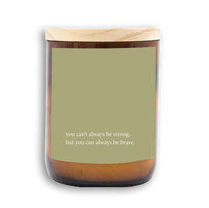 'Be Brave' Heartfelt Quote Candle - Commonfolk Collective