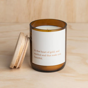 'Heart of Gold' Heartfelt Quote Candle - Commonfolk Collective