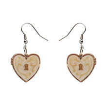 Load image into Gallery viewer, Heart of Caché Drop Earrings - Erstwilder Paris Holiday