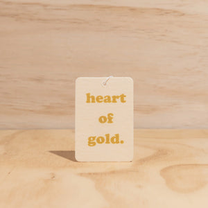 Heart of Gold Air Freshener - Commonfolk Collective