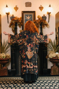 'Heart Of Gold' Opera Duster Kimono Robe - Market of Stars