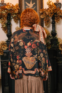 'Heart Of Gold' Pixie Duster Cropped Kimono - Market of Stars