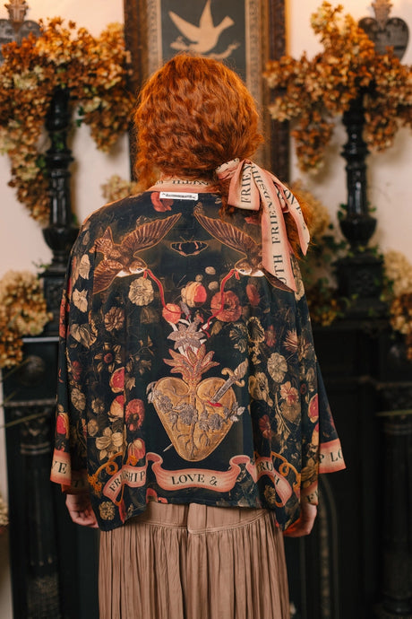 'Heart Of Gold' Pixie Duster Cropped Kimono - Market of Stars