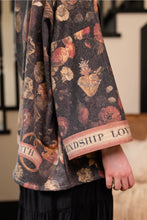 Load image into Gallery viewer, 'Heart of Gold' Fleece Cottage Cardigan Jacket - Market of Stars
